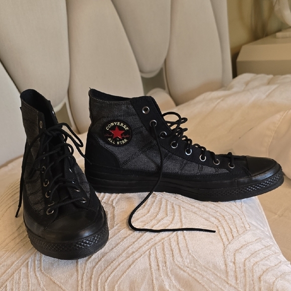 Converse Black High-Top Sneakers with Sturdy Design NWOT - Picture 9 of 12